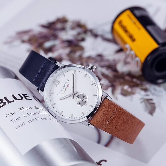 Retro Women Watches Small Dial Analog Quartz Detachable Genuine Leather Strap La - Picture 6 of 8